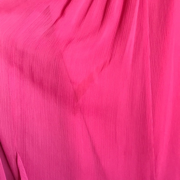 David’s bridal strapless crinkle chiffon dress - Picture 7 of 8